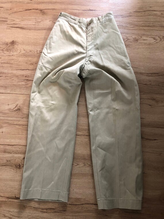 Vintage U.S Army Military Vietnam Nam Beige Cotton