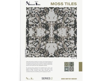 Poster met natuurlijke tegels - MOSTEGELS - NT2.4