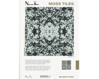 Poster met natuurlijke tegels - MOSTEGELS - NT2.3