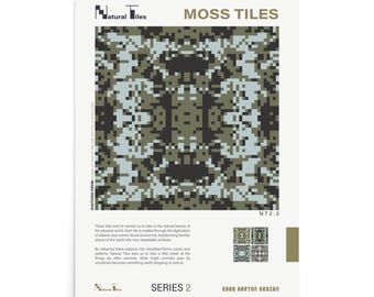 Poster met natuurlijke tegels - MOSTEGELS - NT2.2