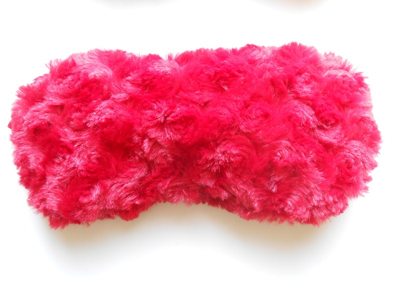 Red Hot Minky Sleep Mask image 2