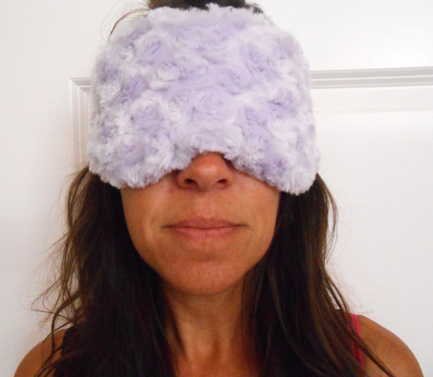 Lovely Lavender Minky Sleep Mask Etsy
