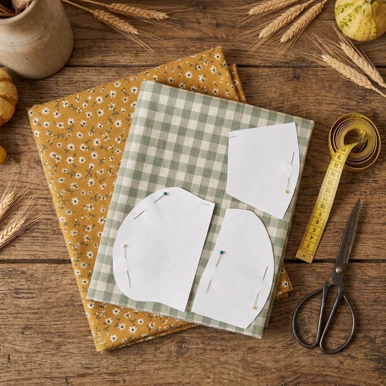 Fabric Pumpkin Sewing Pattern PDF, 2-in-1 Patchwork Fall Harvest Autumn ...