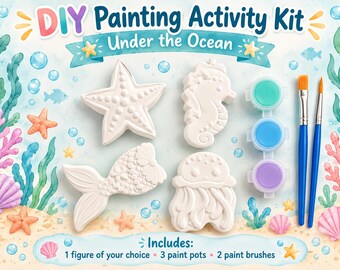 Under the Ocean Plaster Painting Kit