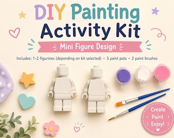 Figure Plaster Painting Kit, DIY Craft Activity