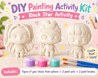 Rockstar-Paint Your Own Character Figure DIY Painting Kit