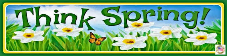 Think Spring Cover THINK SPRING! Mini Street Sign 3