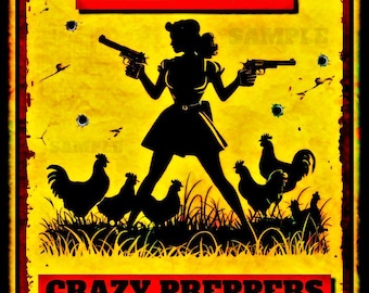 World's Greatest Signs! Funny Prepper No Trespassing Sign Made in USA! Metal 8x12 Man Cave Garage Cabin Keep Out Private Property Warning