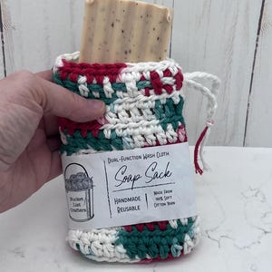 Soap Saver Sack Washcloth Combo - Cotton Eco-Friendly