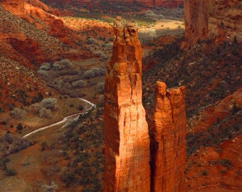 Spider Rock by Catherine Roché, Canyon de Chelly Photography, Arizona Desert Landscape Photography, Winter Desert Photography, Fine Art