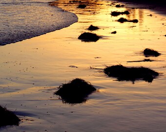 Low Tide at Sunset by Catherine Roché, California Landscape Photography, Beach Photography, Malibu Coastline Photography, Fine Art