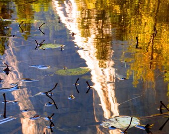 Autumn Reflections Upon the Merced River by Catherine Roché, Yosemite Landscape Photography, California National Parks Photography, Fine Art