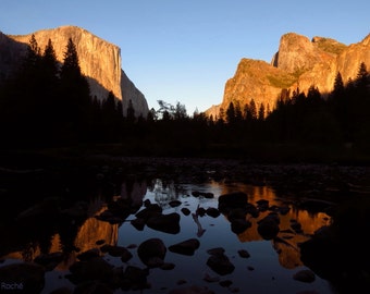 Gates to the Valley by Catherine Roché, Yosemite Landscape Photography, Yosemite Valley View Sunset Photography, Merced River, Fine Art