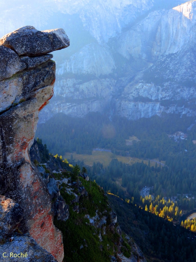 Hanging Rock at Glacier Point, September 2014 Fine Art Photography Print image 1