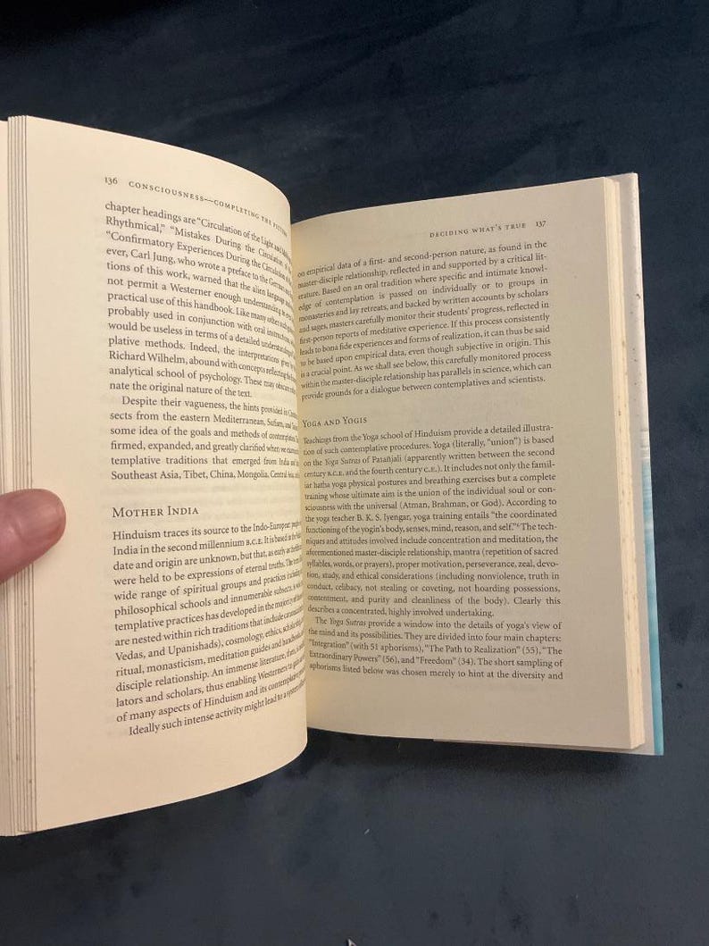 Embracing Mind: Science and Spirituality Hardcover by Wallace and Hodel (First Edition) image 6