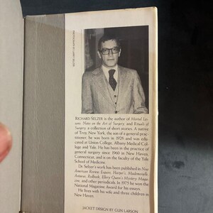 Confessions of a Knife by Richard Selzer 1979 First Edition First Printing Near Fine/Very Good image 5