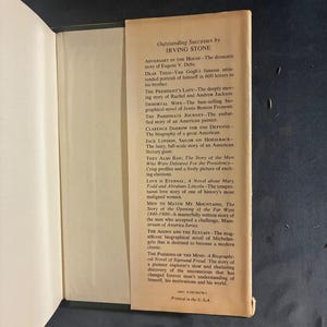Lust For Life by Irving Stone 1934 Doubleday Edition Near Fine/Very Good image 6