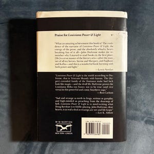 Louisiana Power & Light de John Dufresne, 1994, Primera edición, primera impresión, Casi perfecto/Muy buen estado, Tapa dura imagen 6