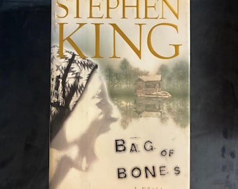 Bag of Bones de Stephen King, 1998, primera edición, primera impresión, casi perfecto/muy bueno.