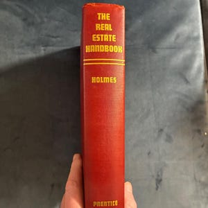 The Real Estate Handbook by Lawrence G. Holmes (editor) First Edition 1951 image 2