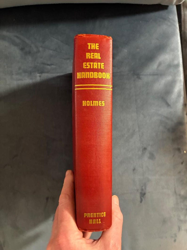 The Real Estate Handbook by Lawrence G. Holmes (editor) First Edition 1951 image 2