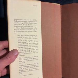 Gaudete de Ted Hughes, 1977. Primera edición, primera impresión. Casi perfecto/Muy bueno. imagen 2