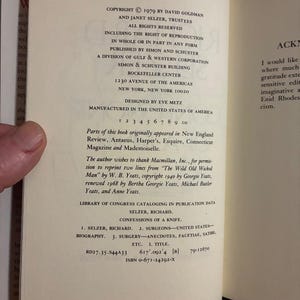 Confessions of a Knife by Richard Selzer 1979 First Edition First Printing Near Fine/Very Good image 4