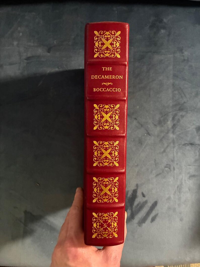 Dekameron Giovanniego Boccaccia Wydanie Easton Press w twardej oprawie zdjęcie 1