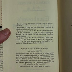 Eisenhower's Lieutenants: The Campaign of France and Germany Volumes 1, 2 Russell F. Weigley Book Club Edition image 7