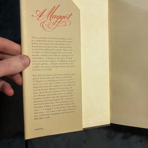 A Maggot by John Fowles First Edition First Printing Near Fine/Very Good image 2