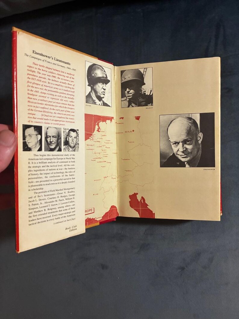 Eisenhower's Lieutenants: The Campaign of France and Germany Volumes 1, 2 Russell F. Weigley Book Club Edition image 4
