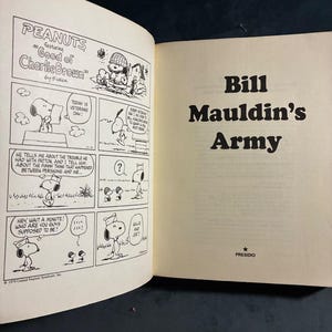 L'Armée de Bill Mauldin par Bill Mauldin, édition de 1983, très bon état, couverture rigide image 5