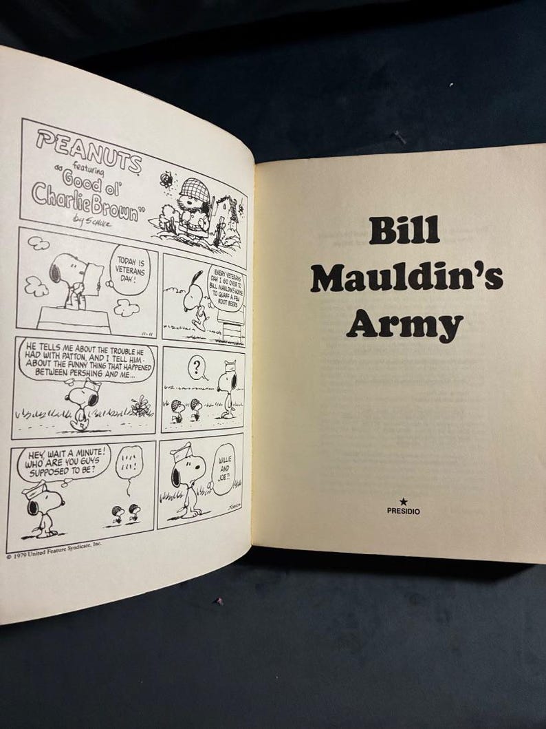 L'Armée de Bill Mauldin par Bill Mauldin, édition de 1983, très bon état, couverture rigide image 5