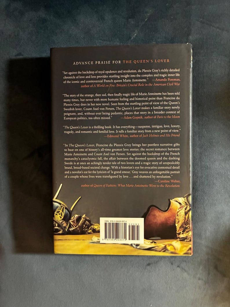 The Queen's Lover by Francine du Plessix Gray 2012 First Edition First Printing Fine/Near Fine image 4