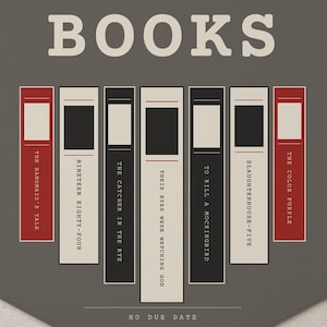 Read Banned Books Pennant, Library Wall Banner, Book Lover Decor, Polyester Twill (18" x 21") image 6