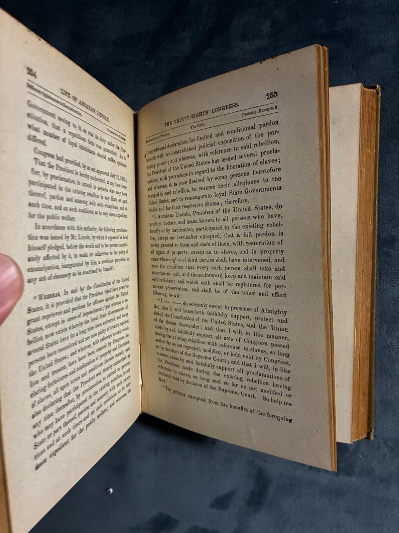 Life of Abraham Lincoln, Sixteenth President of the United States by Frank Crosby 1865 First Edition Very Good Hardcover image 6