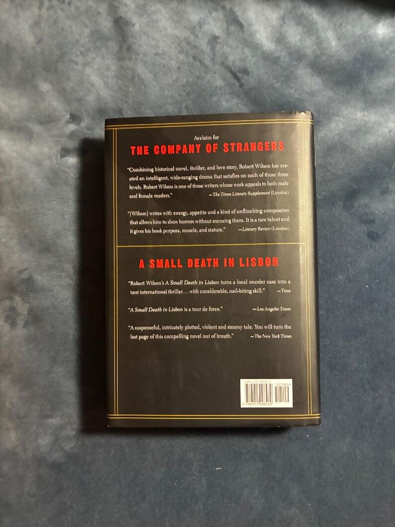 The Company of Strangers by Robert Wilson 2001 First Edition First Printing Fine/VG+ image 6
