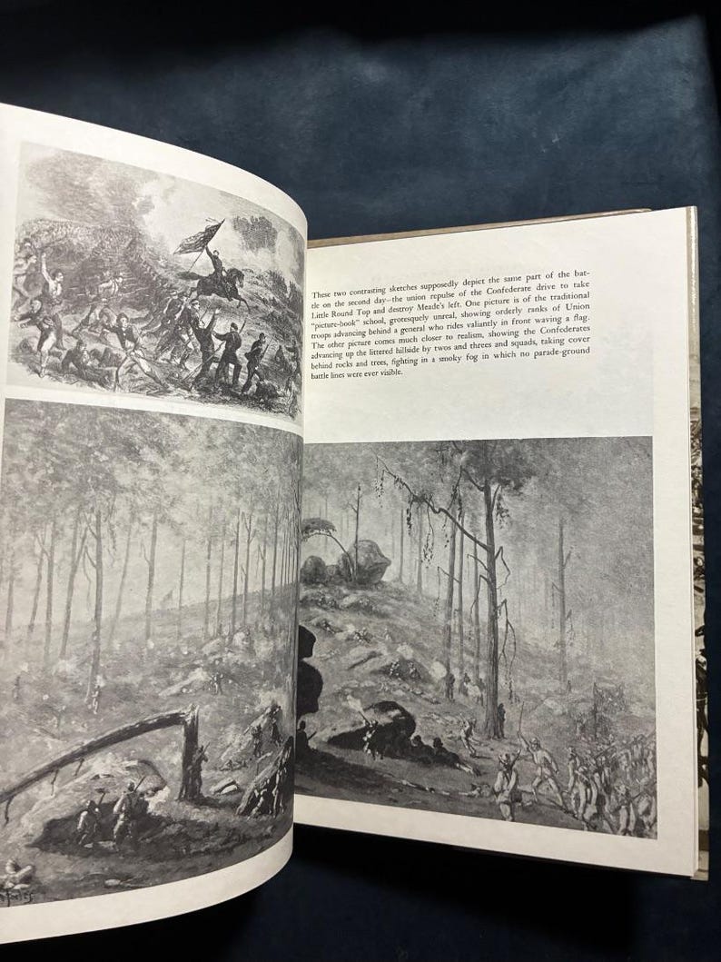 Gettysburg: La furia final de Bruce Catton, 1974, primera edición, tercera impresión, casi perfecto/casi perfecto imagen 7