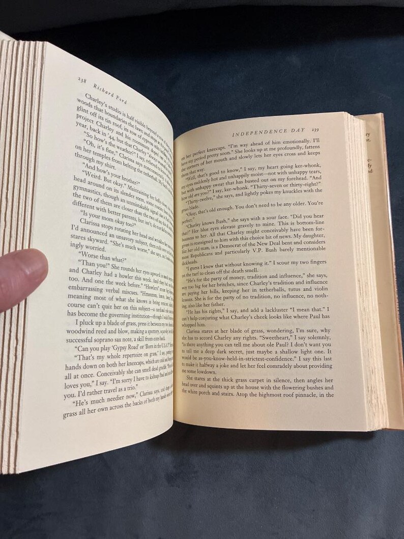 Independence Day by Richard Ford First Edition Second Printing Near Fine/Very Good Hardcover image 9