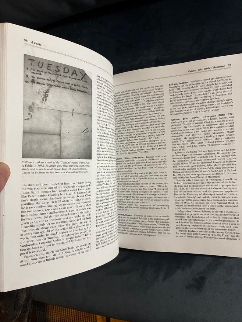 William Faulkner de A a Z: O Guia Essencial para Sua Vida e Obra, de A. Nicholas Fargnoli e Michael Golay, 2002, Primeira Edição. imagem 5