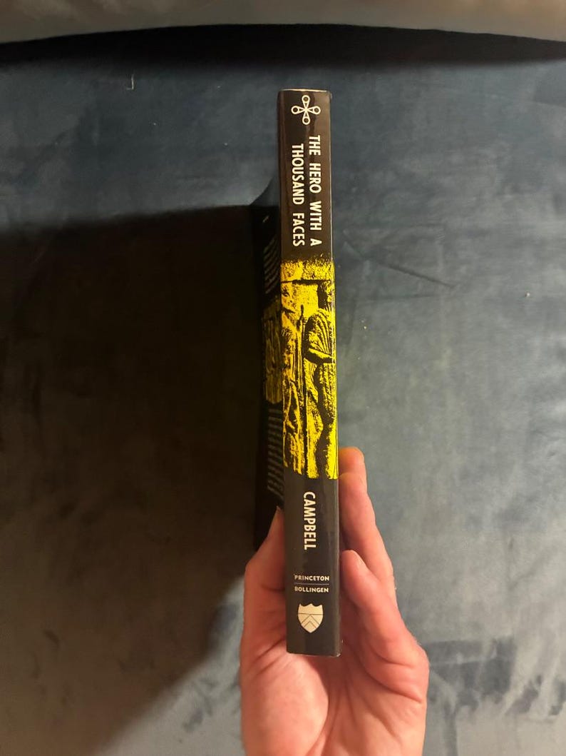ジョセフ・キャンベル著『千の顔を持つ英雄』1973年プリンストン大学出版局版第3刷、ほぼ美品のペーパーバック 画像 7