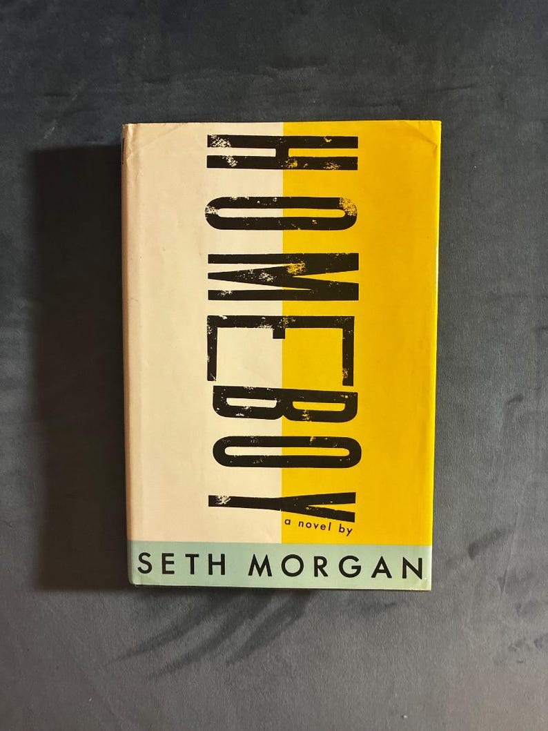Homeboy by Seth Morgan 1990 First Edition First Printing Near Fine/VG+ image 1