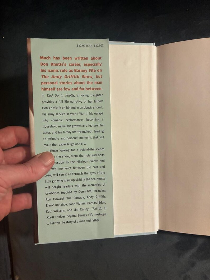 Tied Up in Knotts: My Dad and Me by Karen Knotts Signed 2021 First Edition First Printing Fine/Fine Hardcover image 2