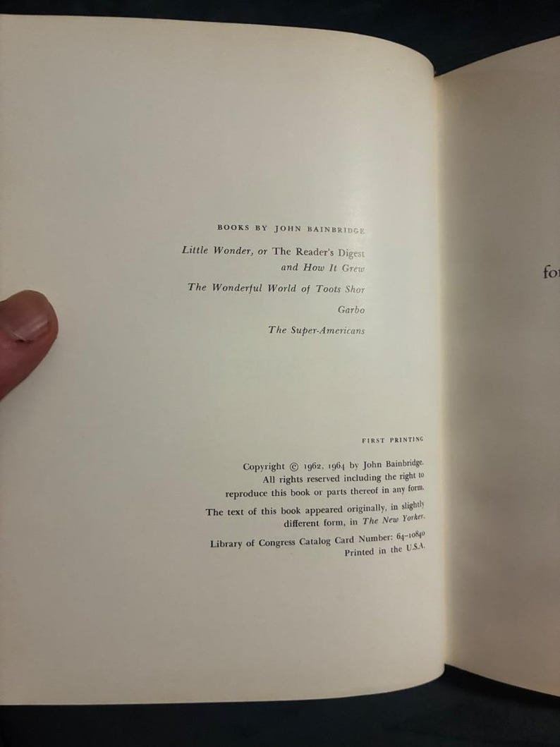 Like a Homesick Angel by John Bainbridge 1964 First Edition First Printing Very Good/Good Hardcover image 3