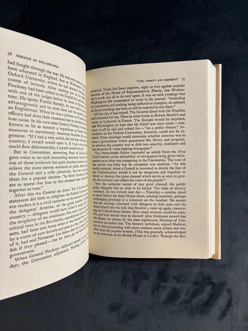 Milagro en Filadelfia, de Catherine Drinker Bowen. Edición de 1986 con estuche. imagen 8