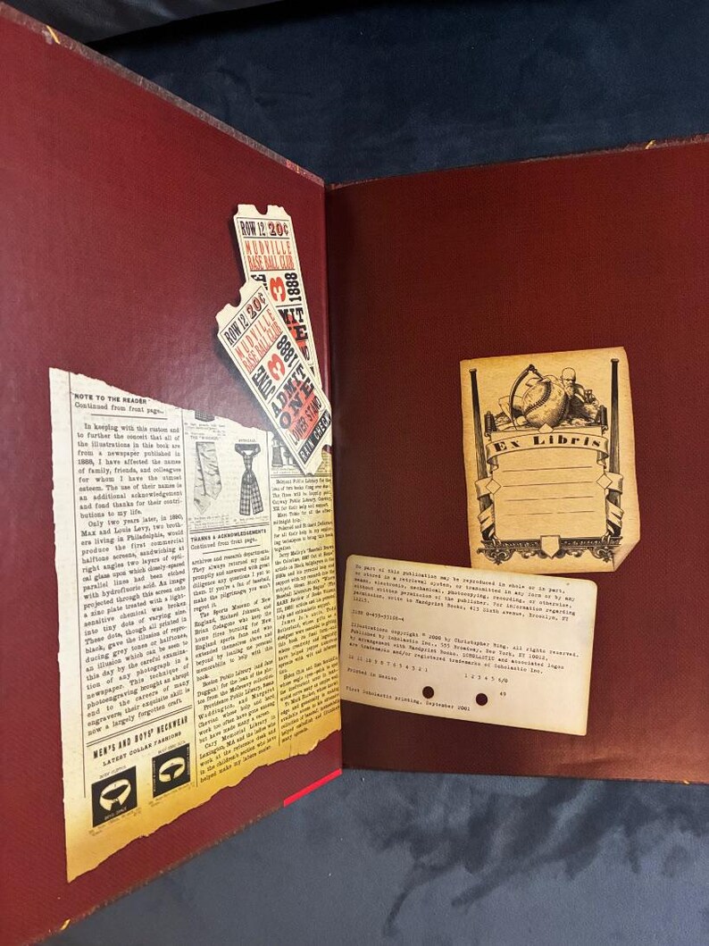 Casey at the Bat: A Ballad of the Republic Sung in the Year 1888 by Ernest Lawrence Thayer; illustrated by Christopher Bing 2001 Scholastic image 2