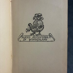 Alice's Adventures in Wonderland by Lewis Carroll 1923 Dodd, Mead and Company Edition Good Hardcover image 5