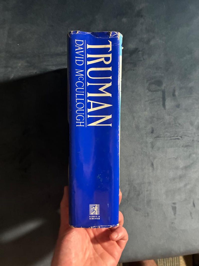 Truman de David McCullough, primera edición, tapa dura, casi perfecto/muy buen estado. imagen 8