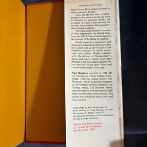 Monty, colección de 3 volúmenes (Marshall Montgomery) de Nigel Hamilton. Primera edición, primera impresión. Tapa dura. En muy buen estado. imagen 3
