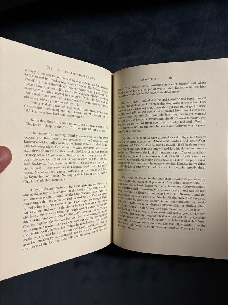 Le Chant du bourreau de Norman Mailer, première édition, premier tirage, état proche du neuf/très bon+, couverture rigide image 5